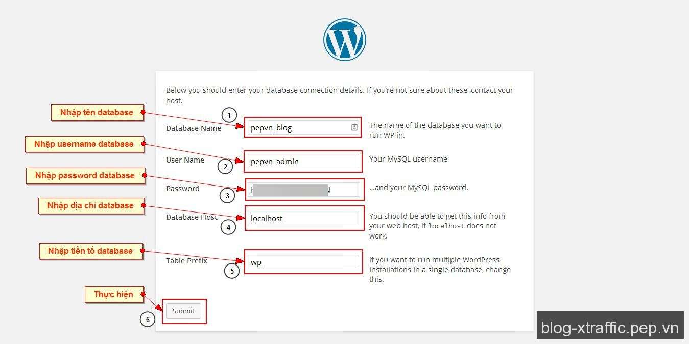 WordPress Cơ Bản : Cách tạo và cài đặt website WordPress - cách tạo và cài đặt How to install WordPress - Wordpress Thủ thuật Blog Phát triển website