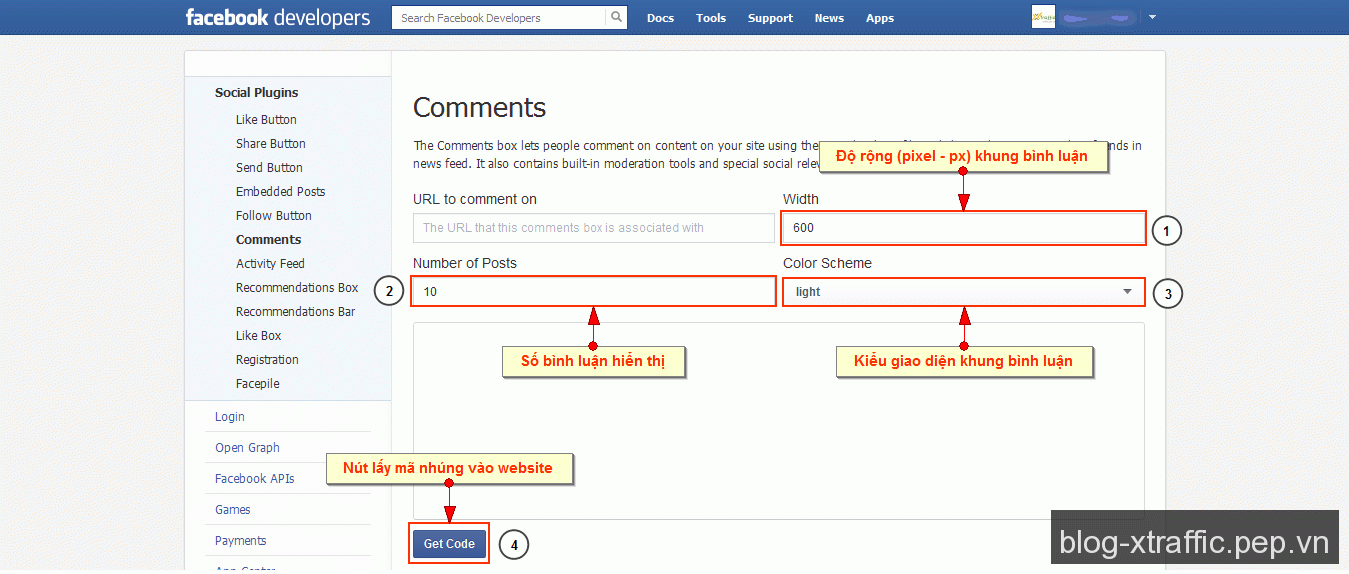 Cách thêm chức năng bình luận (comments) của Facebook vào website - COMMENT facebook facebook comment - Phát triển website