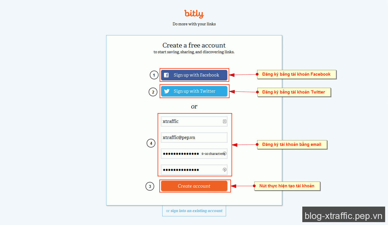 Hướng dẫn sử dụng Bitly - bitly - Phát triển website