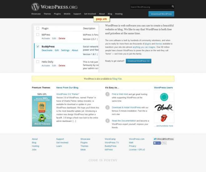 WordPress là gì? - WordPress WordPress.com WordPress.org - Wordpress Thủ thuật Blog Phát triển website
