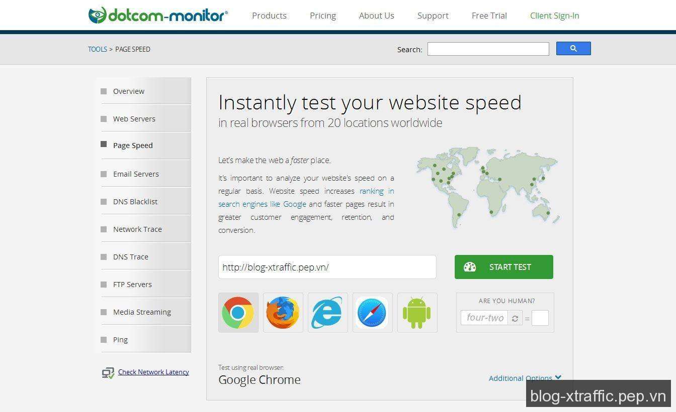 Những công cụ kiểm tra tốc độ website tốt nhất - kiểm tra tốc độ tốc độ website website website speed test - Webmasters Tools Phát triển website